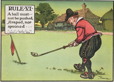 Rule VI: A Ball Must Not Be Pushed, Scraped nor Spooned, from 
